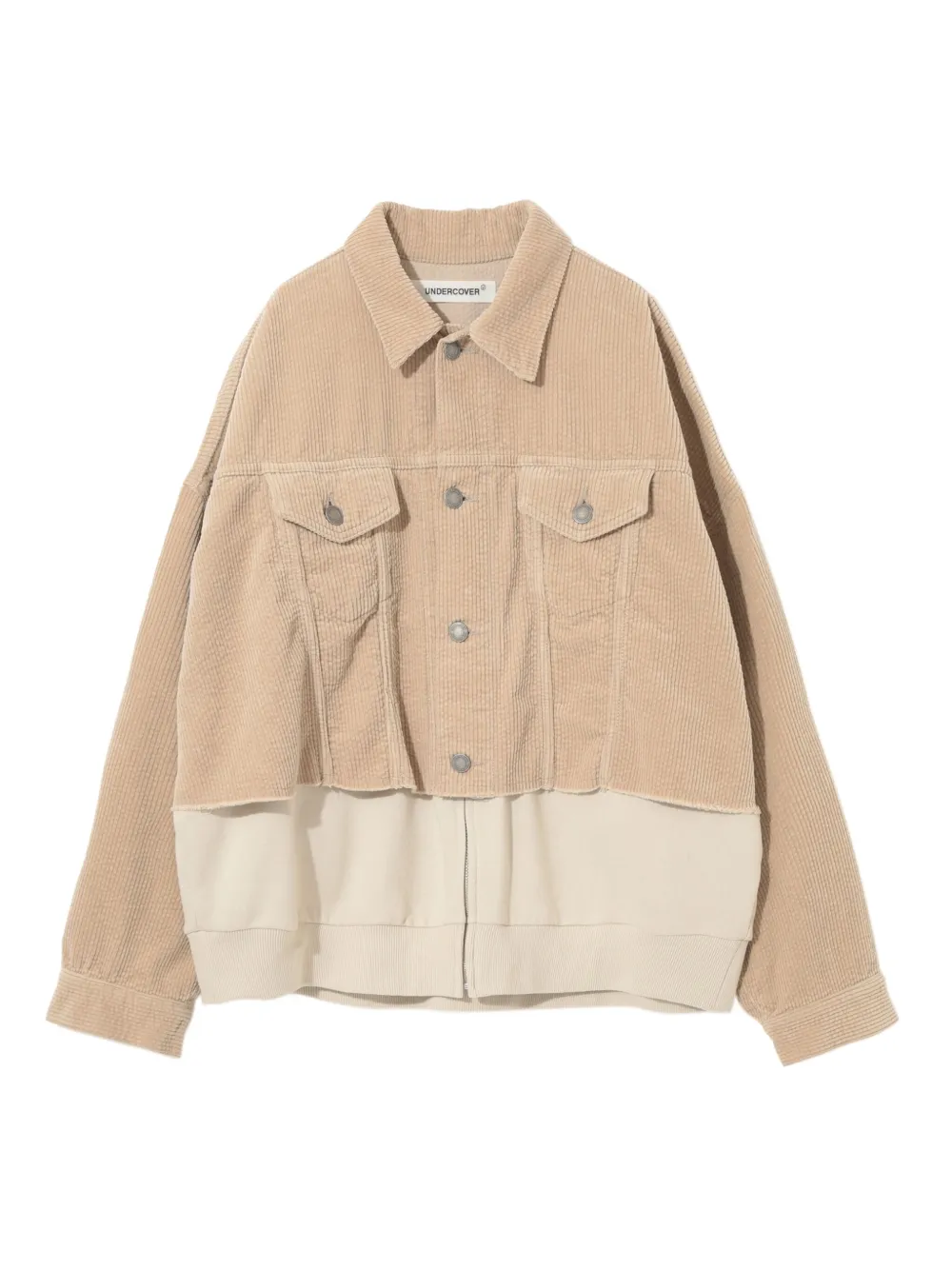 Undercover Ribfluwelen jack Beige