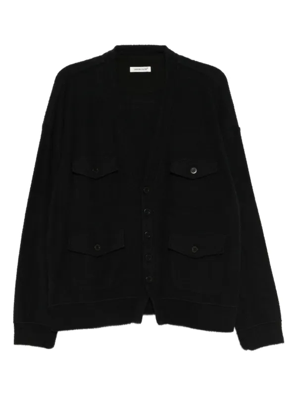 UNDERCOVER ブラック カーディガン undercover GUブラック ケーブル
