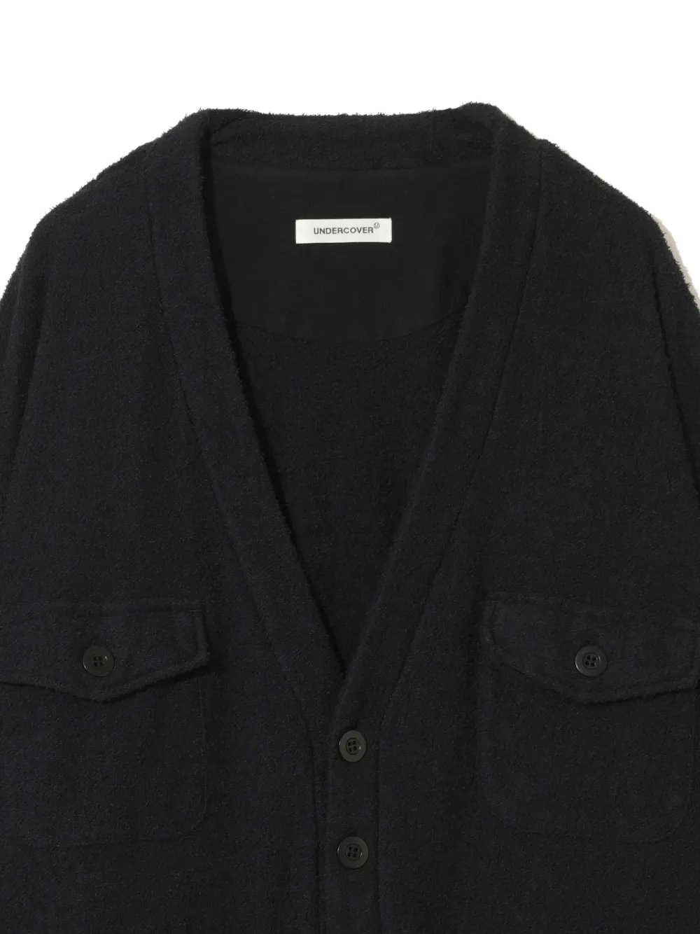 Undercover Vest met opgestikte zakken Zwart