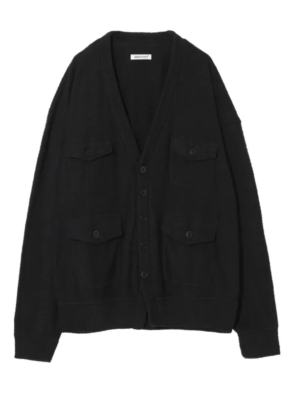 Undercover パッチポケット カーディガン | ブラック | FARFETCH JP