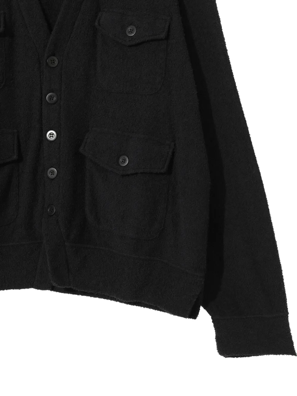  Undercover Patch Pockets Cardigan - Black 