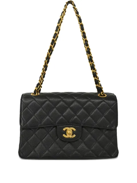CHANEL Pre-Owned شنطة كتف كلاسيكية بقلاب مزدوج 1997