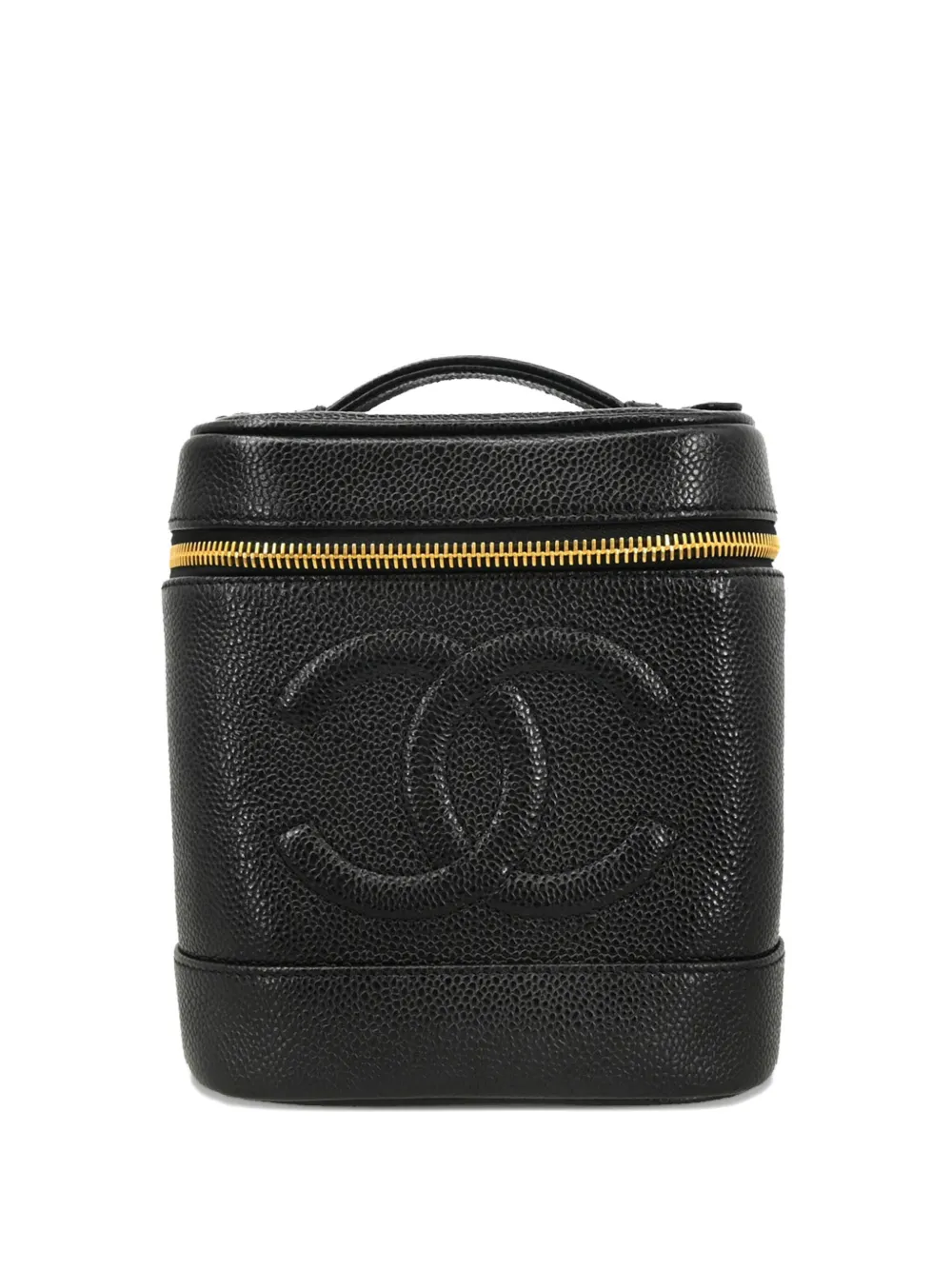 CHANEL Pre-Owned 2000 タイムレス バニティバッグ - ブラック CHANEL Pre-Owned 2000 タイムレス バニティバッグ - ブラック