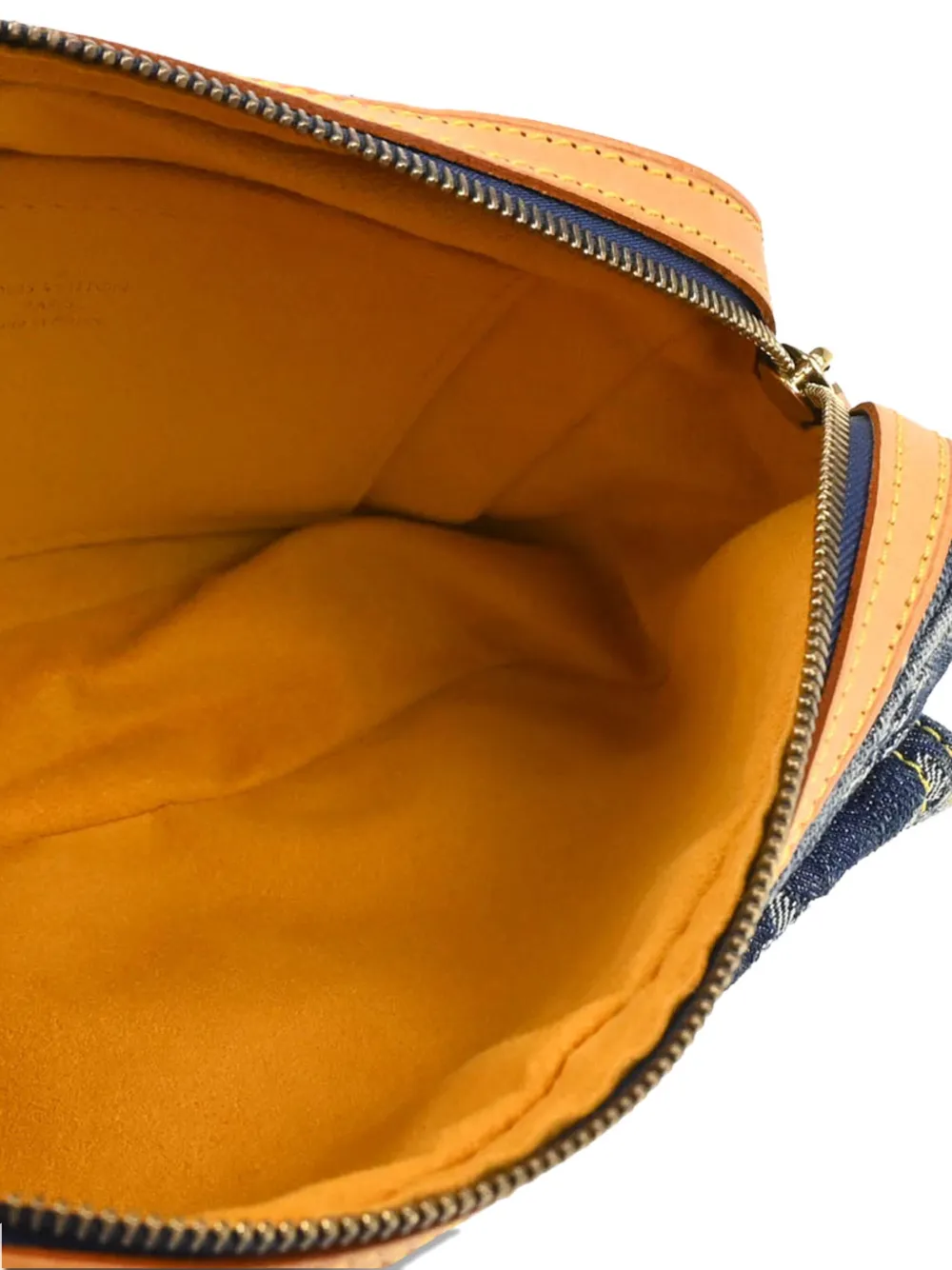 Pre-owned Louis Vuitton 2007 Monogram Denim Belt Bag