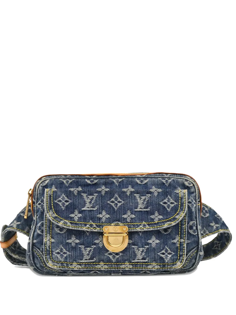 Louis Vuitton Pre-Owned 2007 Monogram denim belt bag | Blue | Image 1