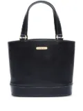Burberry Pre-Owned 1990-2010s leather bucket bag - Black
