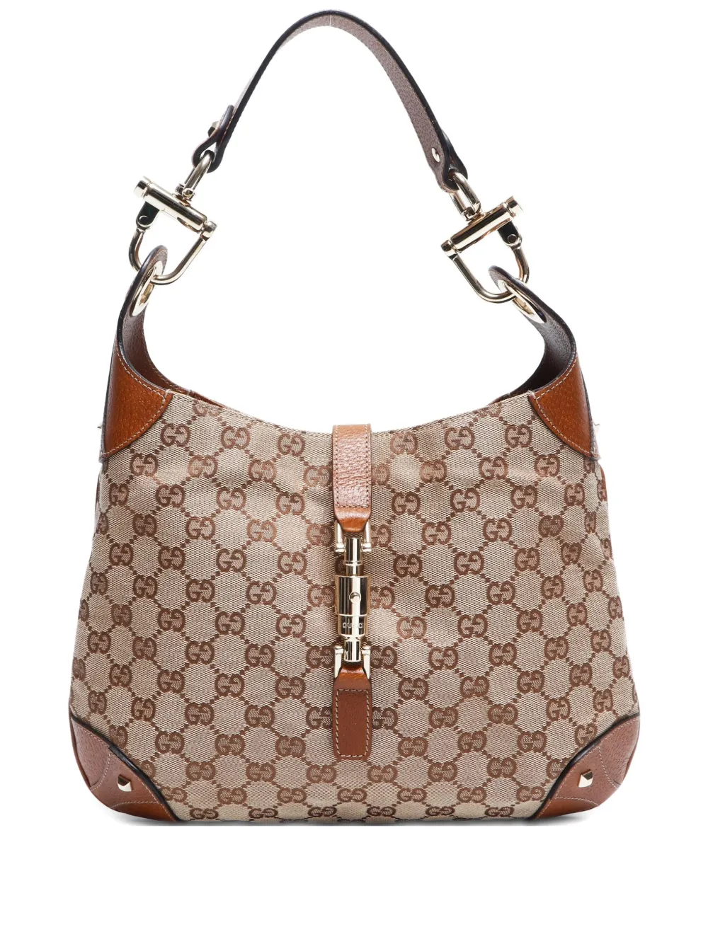 Gucci Pre-Owned 2010-2020 Double G shoulder bag | Neutrals | Image 1