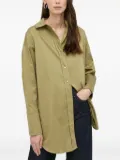 Notes du Nord long-sleeve curved-hem shirt - Green