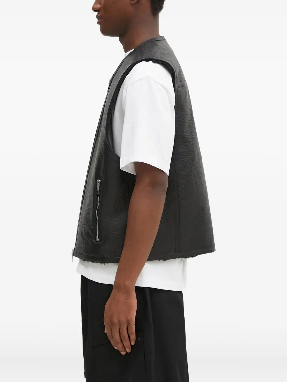 MKI Miyuki Zoku gilet texturé à fermeture zippée | Gilets & vestons | Image 2