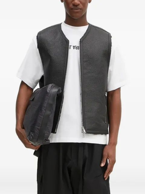 MKI Miyuki Zoku textured zip-front gilet