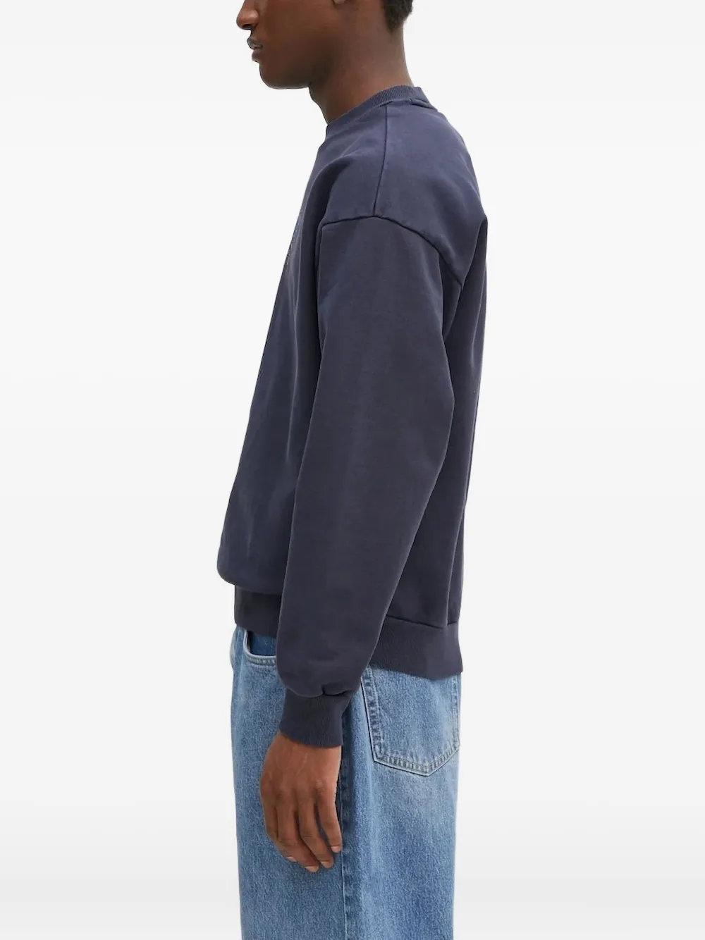 Napapijri logo-appliqué sweatshirt Blauw