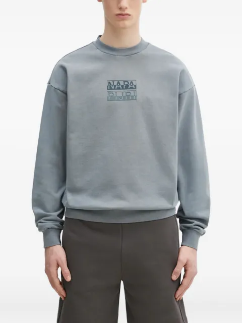 Napapijri logo-print crew-neck sweatshirt