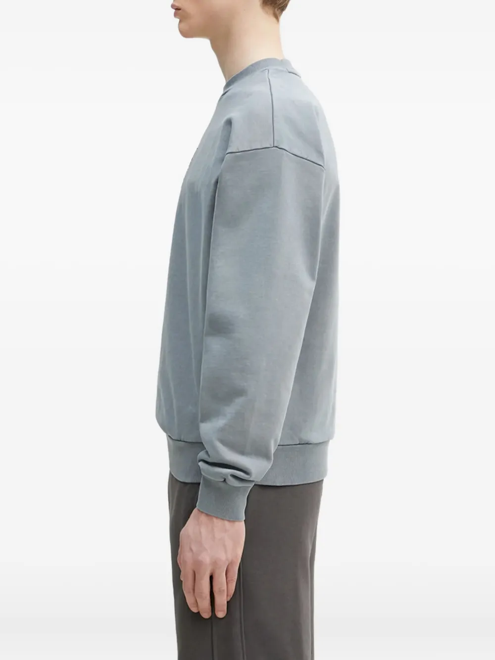 Napapijri Sweater met logoprint - Grijs