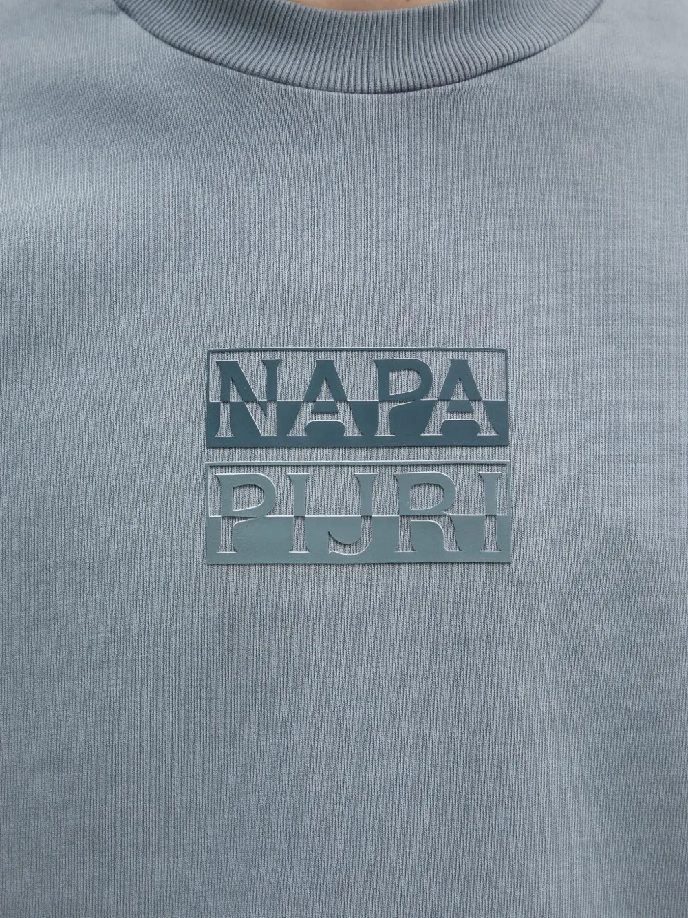 Napapijri Sweater met logoprint Grijs