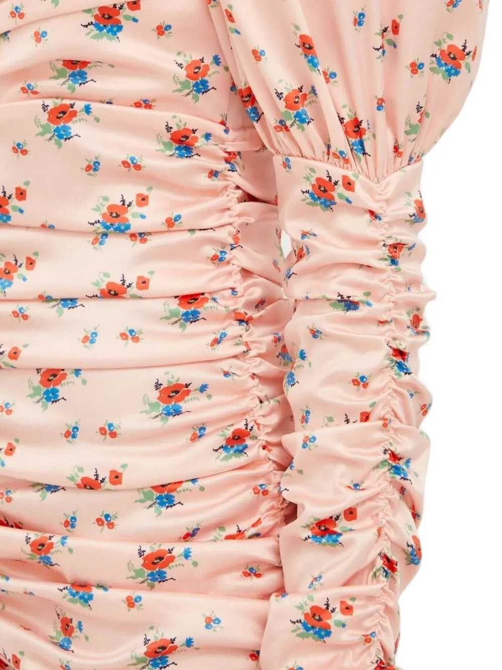 Notes du Nord Midi-jurk met bloemenprint Roze