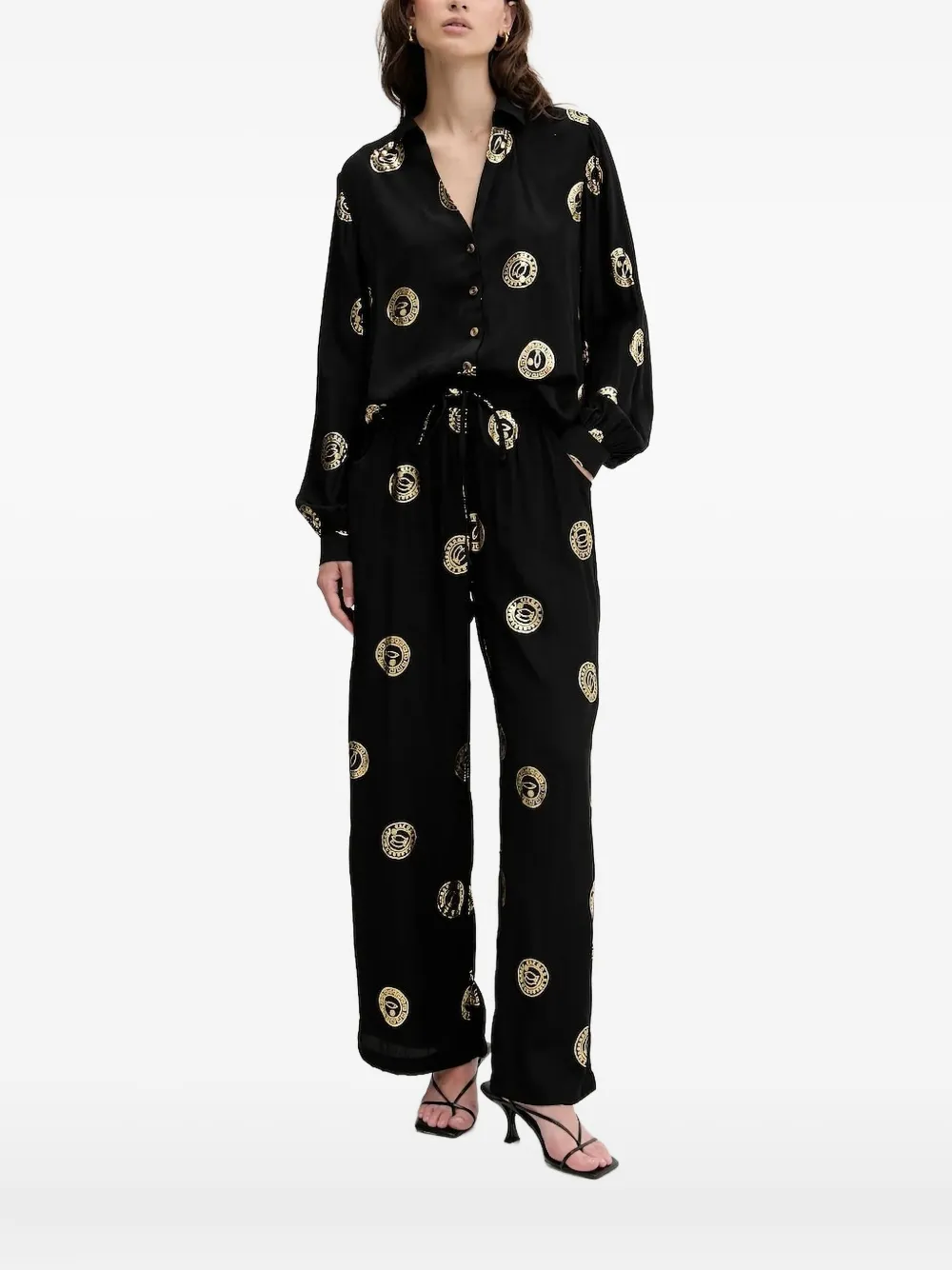 Never Fully Dressed Button-down Shirt In Black