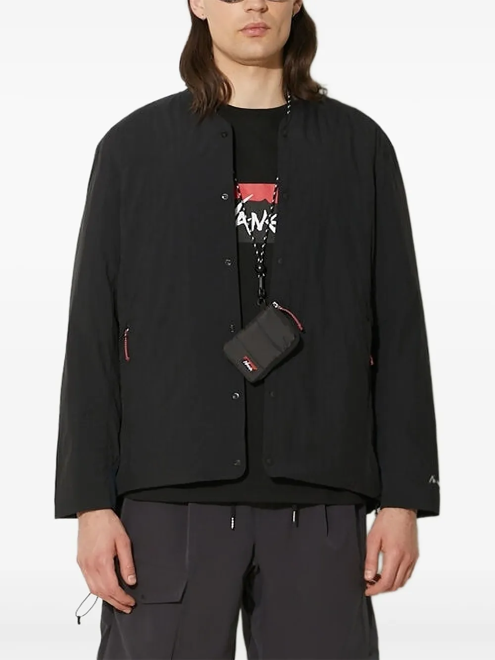 NANGA No Collar quilted-lining jacket | Black | Image 1