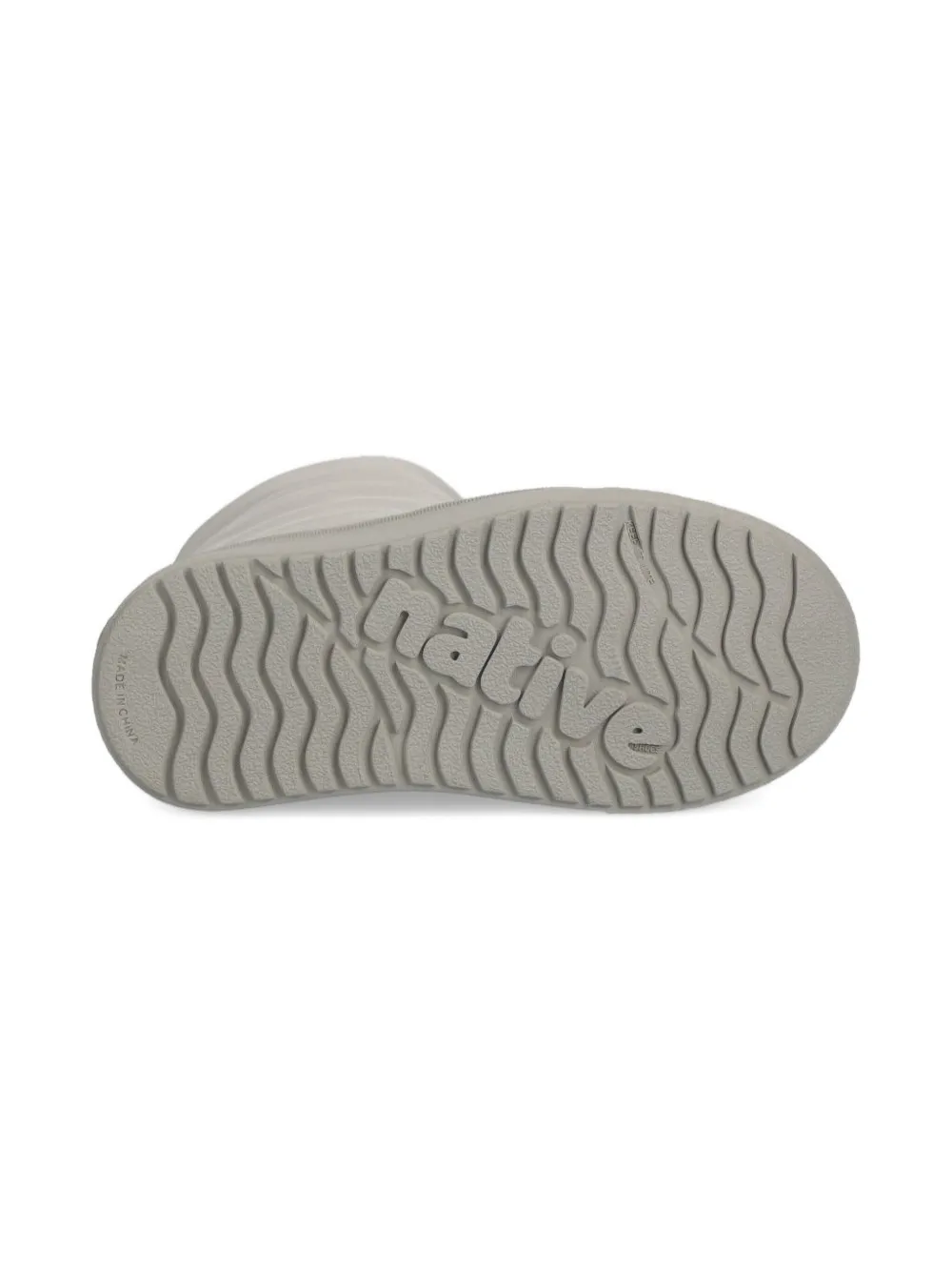 Native Quilted Pull-on Boots In Gray