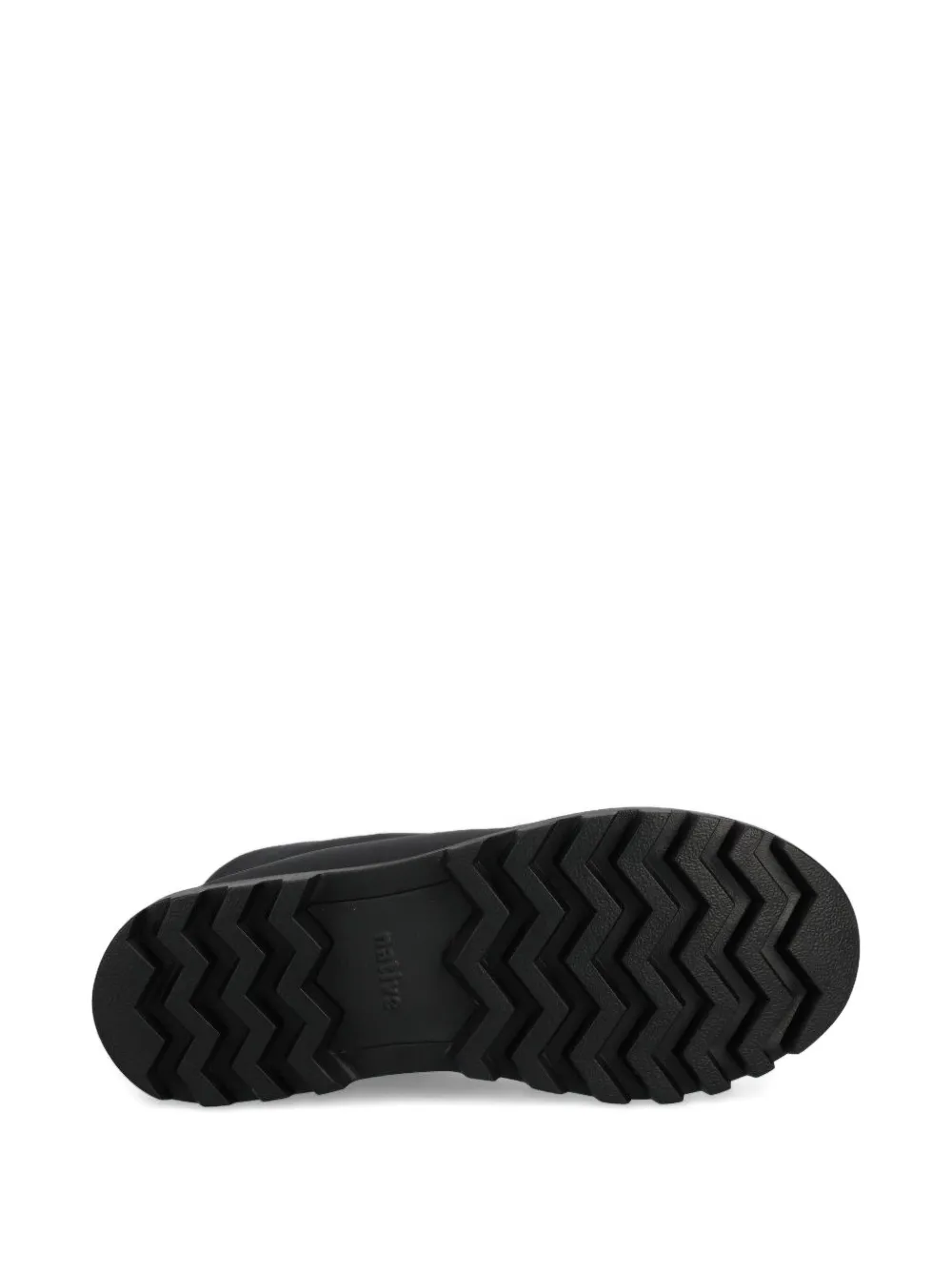 Native lace-up lug-sole boots Black