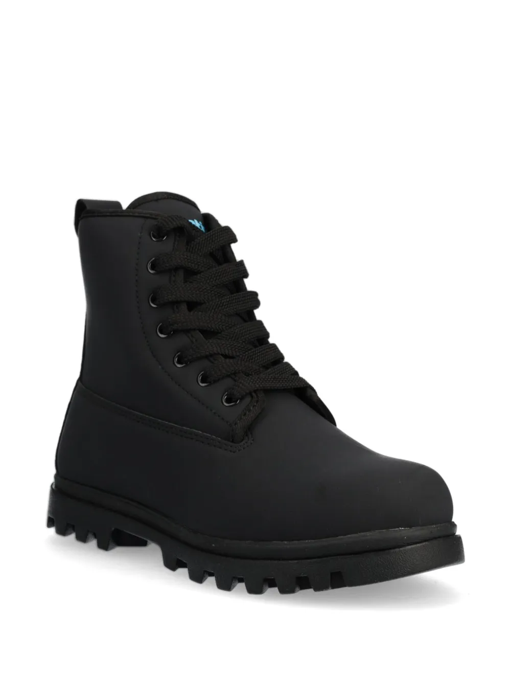 Native lace-up lug-sole boots Black