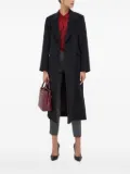 Notes du Nord double-breasted wool-blend coat - Black