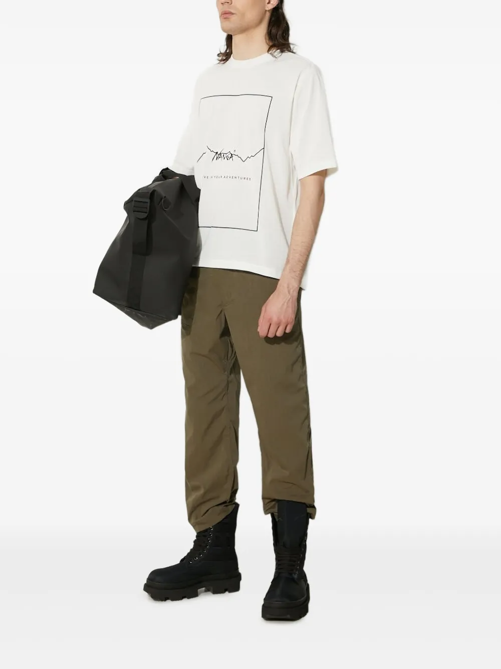 NANGA pantalones con bolsillos con cordones | Pantalones rectos | Image 2