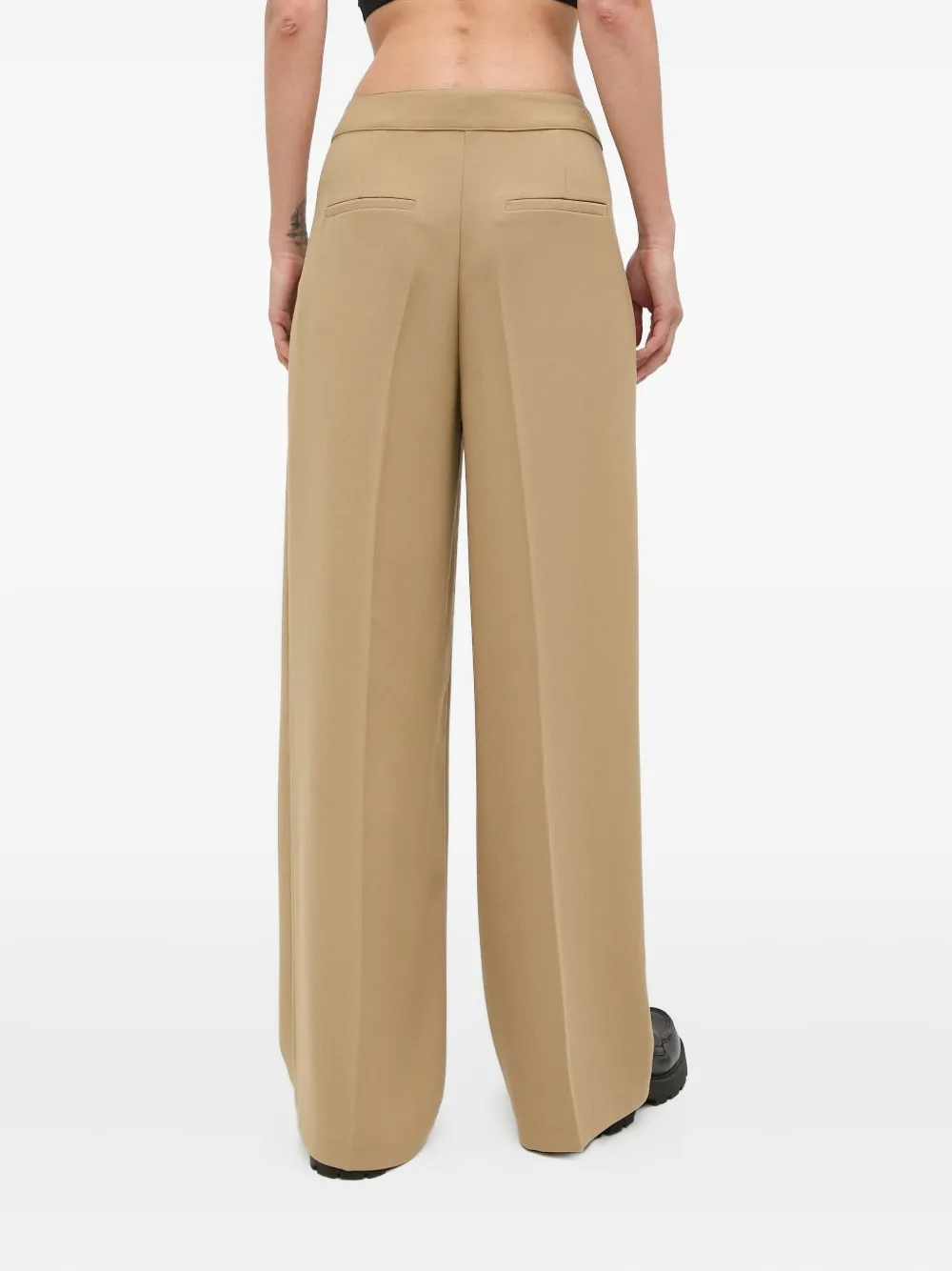 Notes du Nord Broek met paspelzak Bruin