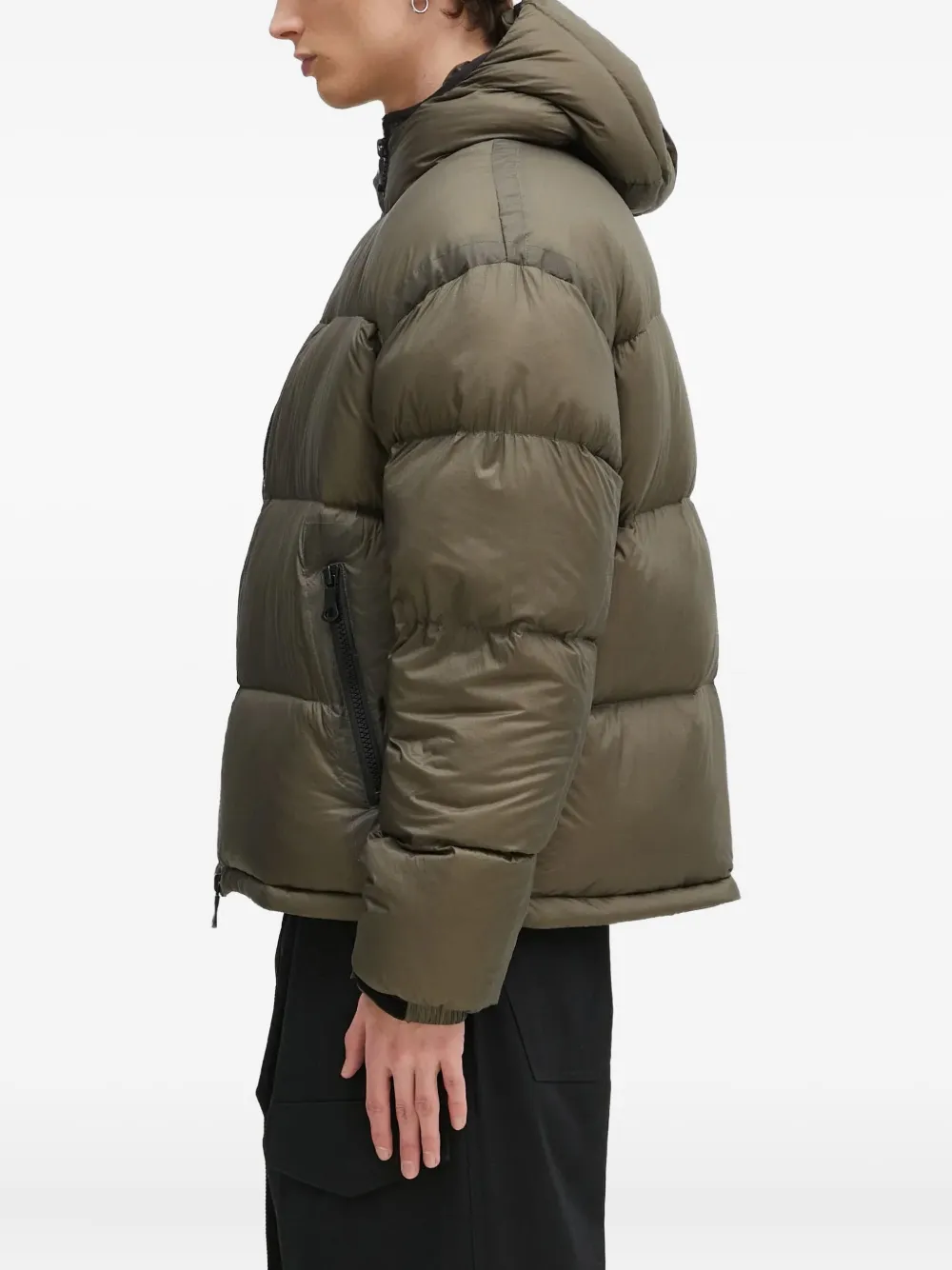 MKI Miyuki Zoku hooded puffer jacket Groen