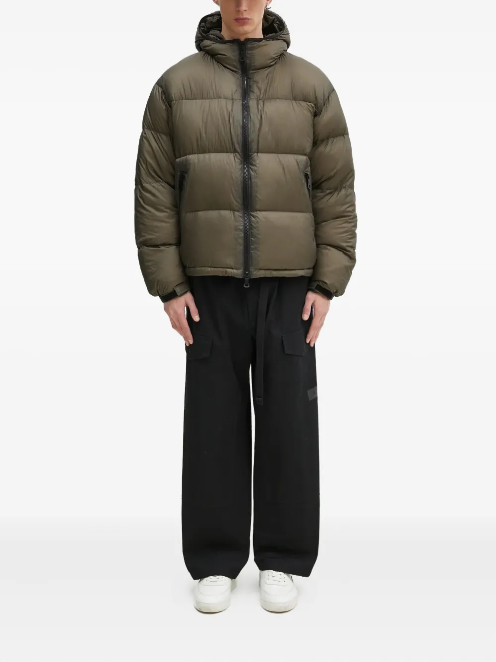 MKI Miyuki Zoku hooded puffer jacket Groen