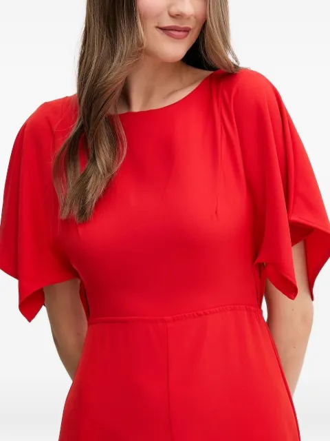 Sandro Ferrone flutter-sleeve midi dress