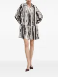 Sandro Ferrone abstract-print mini dress - White