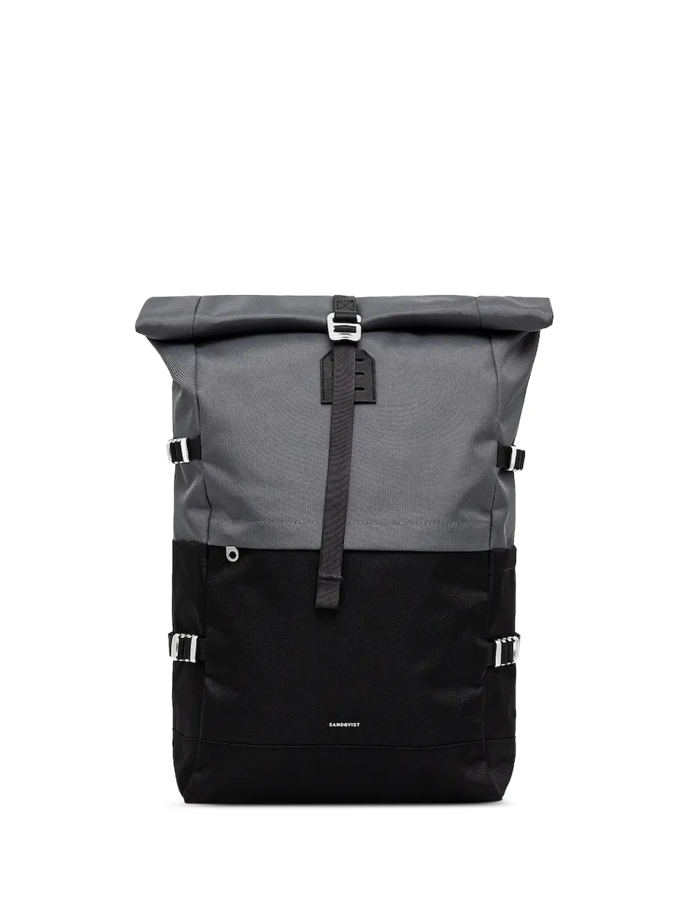 Sandqvist ICON Rolltop L backpack - ブラック Sandqvist ICON Rolltop L backpack - ブラック