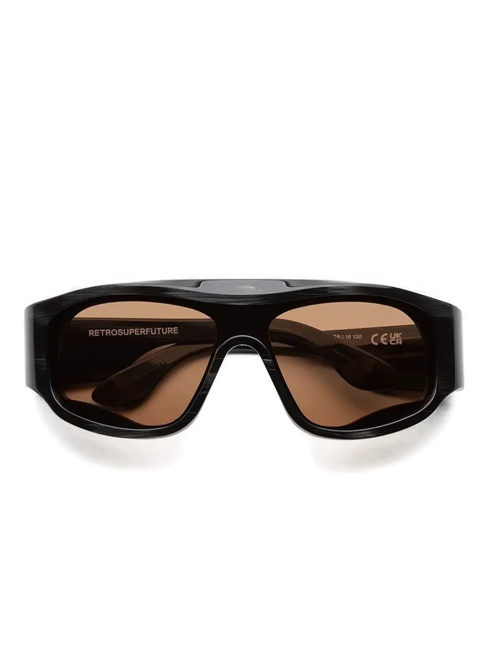 Retrosuperfuture round-lens tinted sunglasses Zwart
