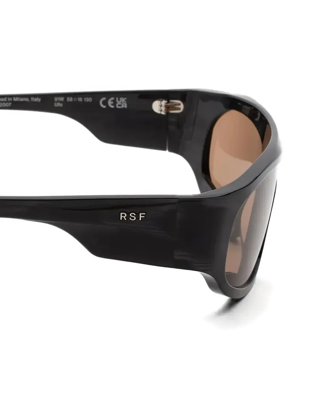 Retrosuperfuture round-lens tinted sunglasses Zwart