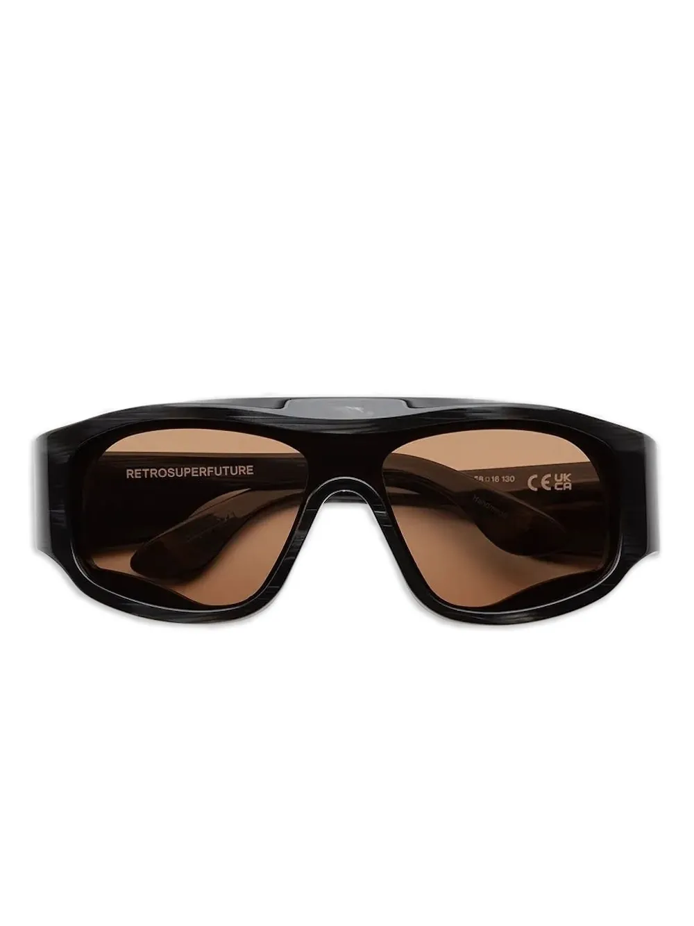 Retrosuperfuture round-lens tinted sunglasses Zwart