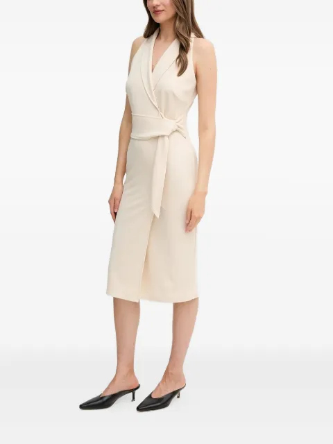 Sandro Ferrone v-neck midi dress