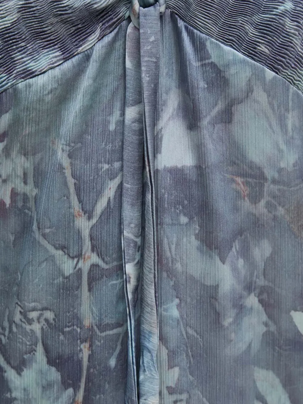 Sandro Ferrone Maxi-jurk met print Blauw