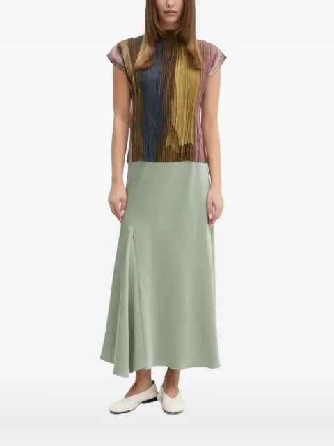 Sandro Ferrone pleated abstract-print top