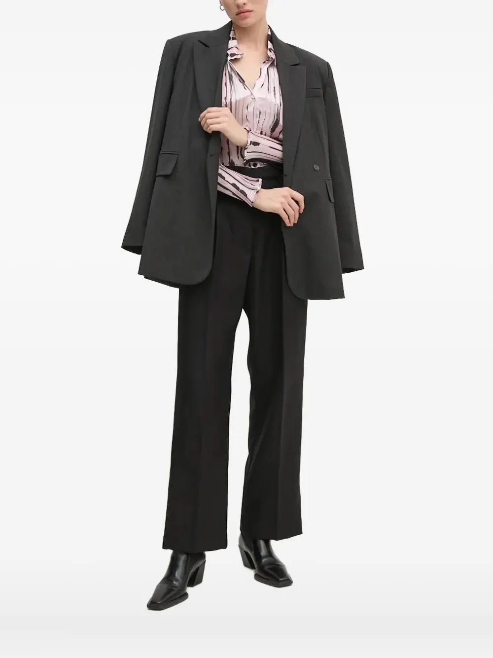 Sandro Ferrone pleated shirt | Pink | Image 1