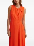 Sandro Ferrone pleated draped maxi dress - Orange