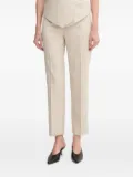Sandro Ferrone wrap-front darted trousers - Neutrals
