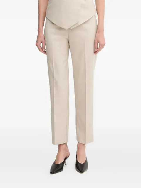 Sandro Ferrone wrap-front darted trousers