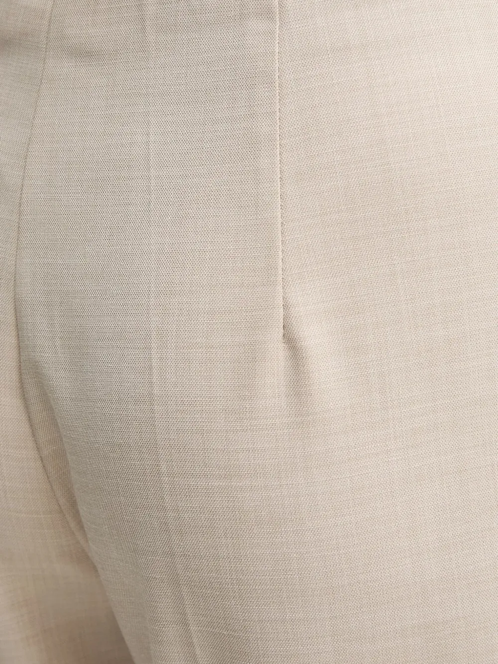 Sandro Ferrone Broek met gewikkelde voorkant Beige