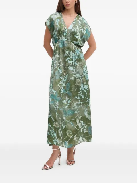 Sandro Ferrone floral-print midi dress