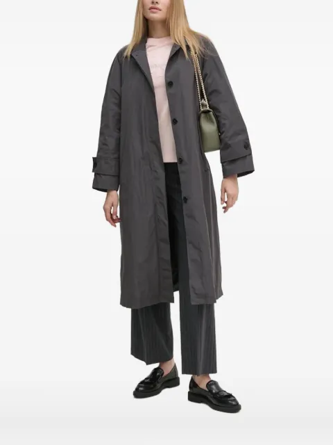 Sandro Ferrone button-fastening longline coat