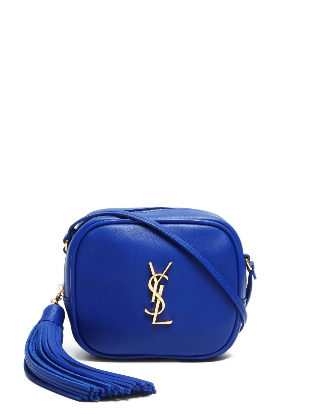 Saint Laurent Pre-Owned 2010-2020s leather crossbody bag | Blue | Image 1