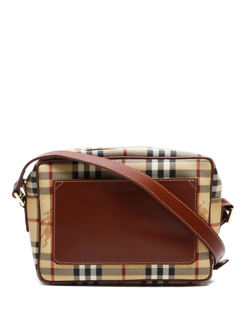 Pre-owned Burberry 1990-2010s Nova Check-print Shoulder Bag