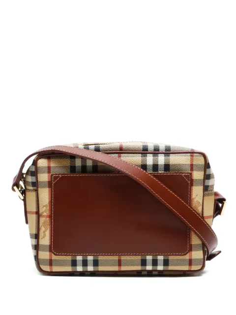Burberry Pre-Owned شنطة كتف بطبعة كاروهات نوفا من عقد 1990-2010