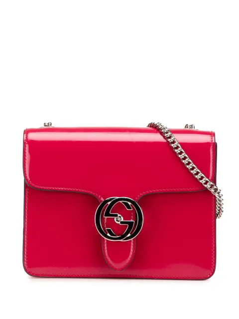 Gucci Pre-Owned 2016-2024 Small Polished Calfskin Interlocking G Dollar crossbody bag