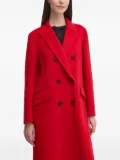 Pedro Del Hierro buttoned double-breasted coat - Red